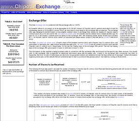 click to view full page of ChipotleExchange.com